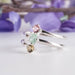 Tourmaline 3-Stone Ring Size 5 - InnerVision Crystals