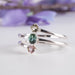 Tourmaline 3-Stone Ring Size 9 - InnerVision Crystals