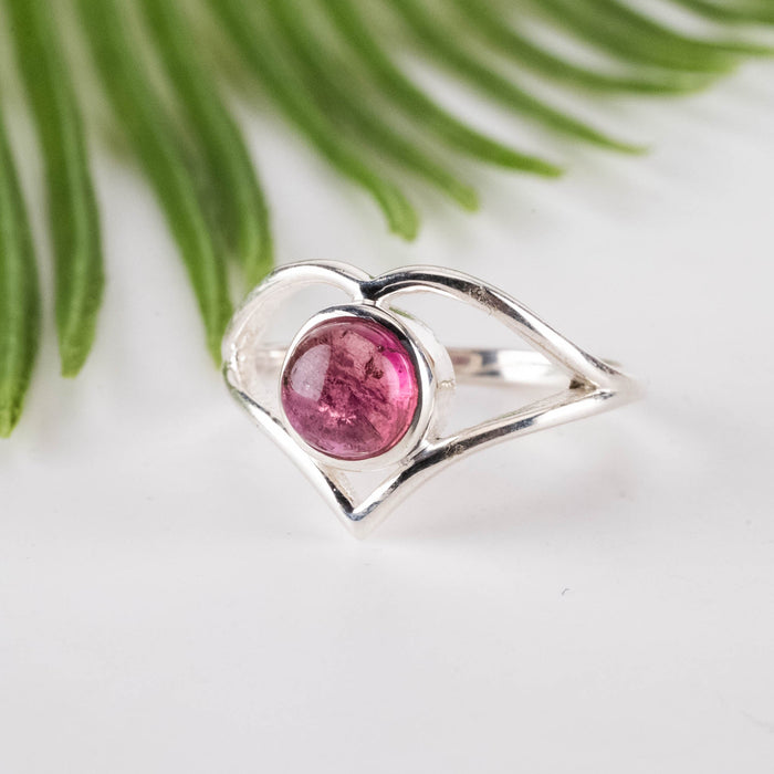 Tourmaline Ring 6.5mm Size 7 - InnerVision Crystals