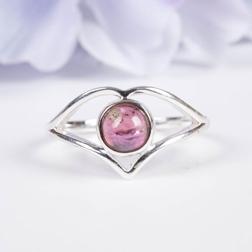 Tourmaline Ring 6mm Size 9 - InnerVision Crystals