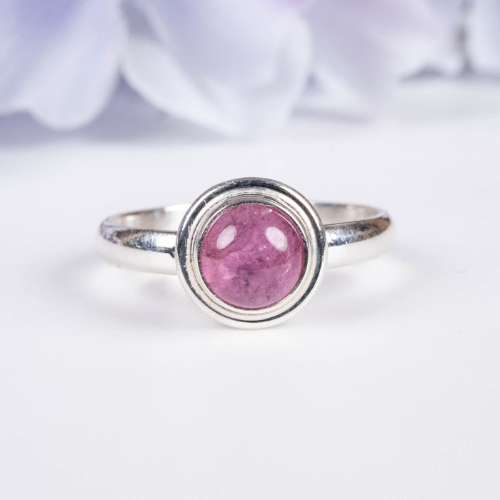 Tourmaline Ring 7mm Size 9 - InnerVision Crystals