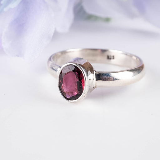 Tourmaline Ring 8x6mm Size 9 - InnerVision Crystals